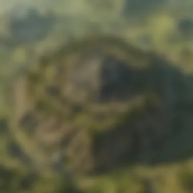 A scenic view of New Hyrule from the perspective of the Spirit Train