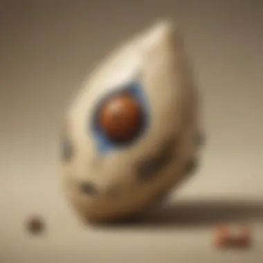 Intricate design of a ceramic ocarina