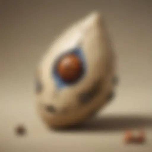Intricate design of a ceramic ocarina