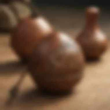 Cultural Significance of Ocarinas An ocarina with cultural symbols