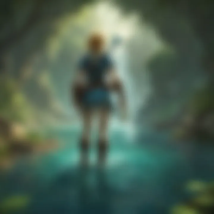 An illustration depicting the lore and significance of Water of Life in the Zelda universe