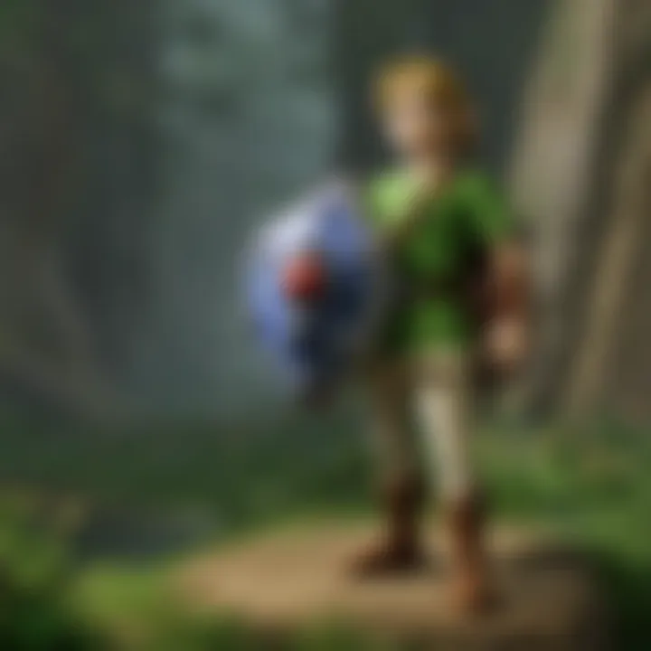 A close-up of the Ocarina, symbolizing its importance in gameplay mechanics