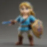 Amiibo figures representing characters from the Zelda franchise