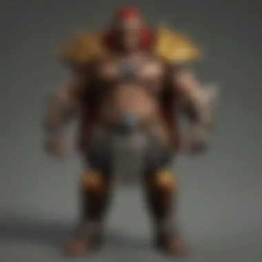 A depiction of Ganondorf in a dramatic pose