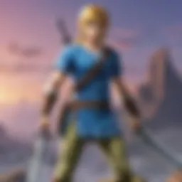 Link wielding the Master Sword