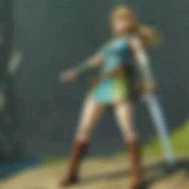 Zelda in a pivotal moment