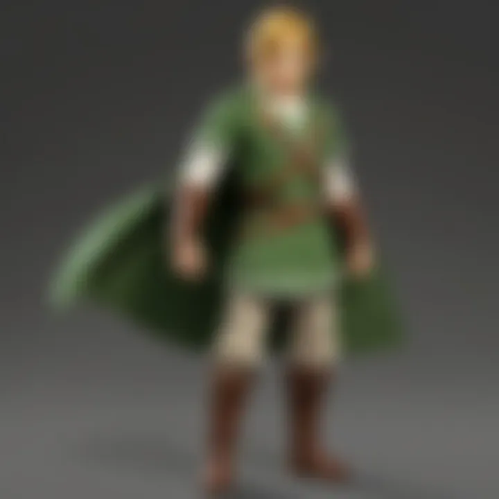 Link's iconic green tunic and cap