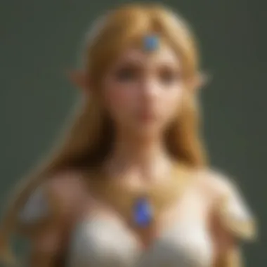 Artistic depiction of the Goddess Hylia