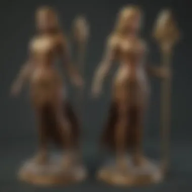 Goddess statues found throughout Hyrule