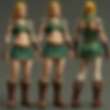 Character Transformations in Zelda Series Iconic Zelda character transformations