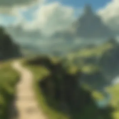 Stunning Visuals of Hyrule Epic landscape from The Legend of Zelda