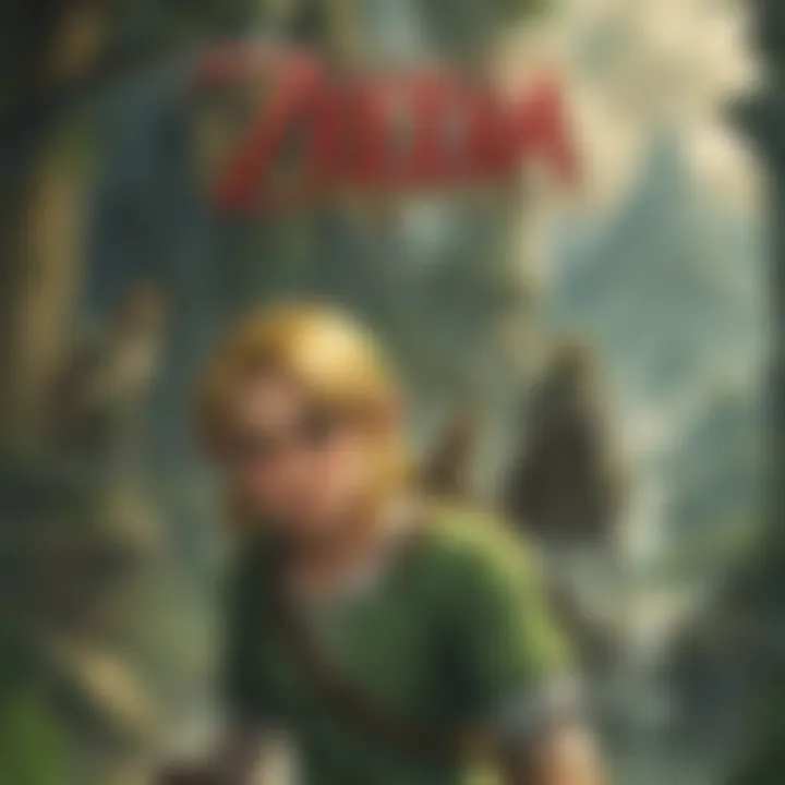 Cover art of a popular Legend of Zelda graphic novel