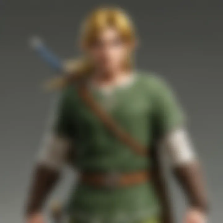 An iconic character from the Legend of Zelda series