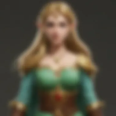 Artistic representation of Princess Zelda reflecting the series' rich narrative depth