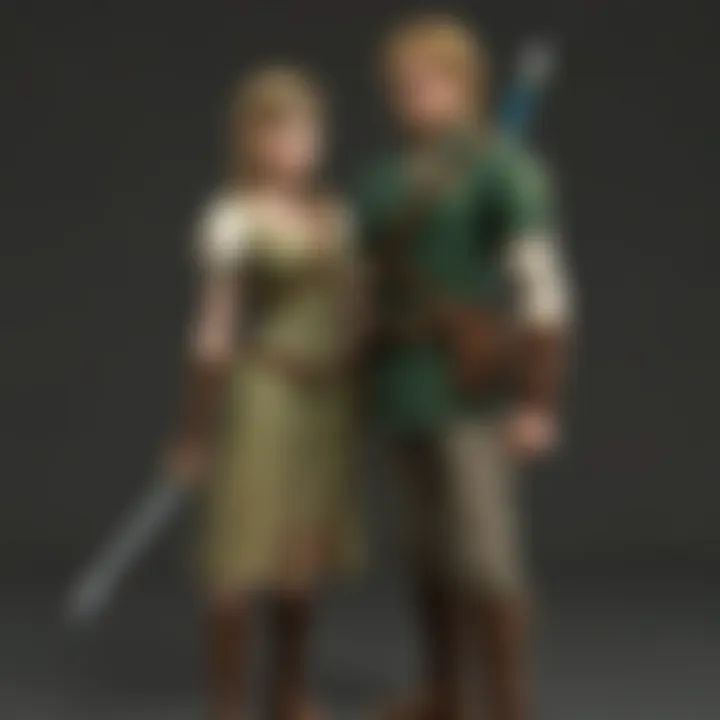 A poignant moment between Link and Princess Zelda highlighting their bond