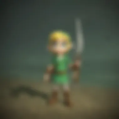 Dynamic Character Interactions in Wind Waker Characters engaging in a dramatic moment during the adventure