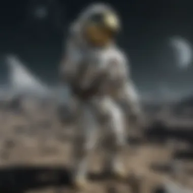 Imagining Life on the Moon An artist's rendering of a future lunar colony on the moon's surface.