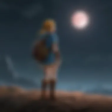 The Spectacle of a Lunar Eclipse Artistic depiction of a total lunar eclipse with the Earth and moon aligned.