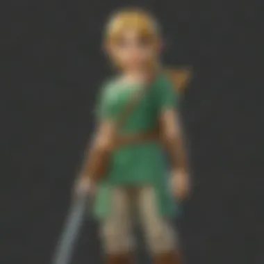 Gameplay screenshot from The Legend of Zelda on Nintendo Switch Lite