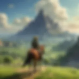 Scenic view of Hyrule from Ocarina of Time
