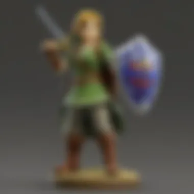 Display of various Zelda-themed amiibo figures showcasing their cultural significance.