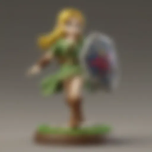 A collection of amiibo figures representing characters from the Zelda franchise