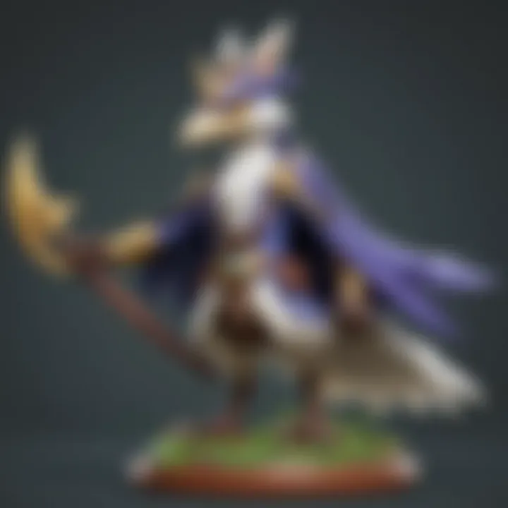 A collection display featuring various Amiibo including Revali