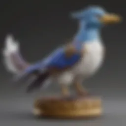 Detailed view of the Revali Amiibo showcasing its intricate design