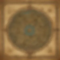 A detailed map of Hyrule showcasing various regions and landmarks