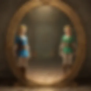 Character development influenced by Headwest Mirrors in the Zelda series