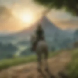A breathtaking landscape from Twilight Princess showcasing the enhanced graphics on Nintendo Switch