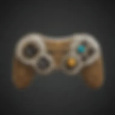 Close-up of GamePad's intuitive controls