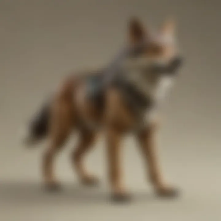 Artistic representation of the Wolf Amiibo's cultural significance