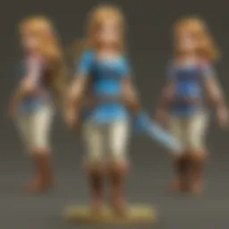 Amiibo cards showcasing different characters from the Zelda universe