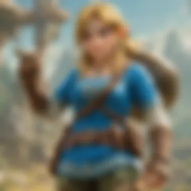 Impact on Hyrule Exploration Map of Hyrule with highlighted areas affected by Amiibo functionality