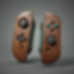 Zelda Joy-Con grip showcasing ergonomic design and comfort