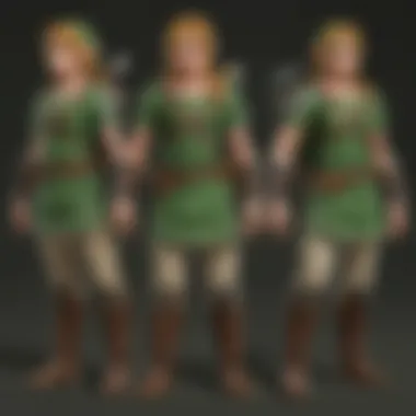 The Legends: Iconic Characters of Zelda A visual representation of iconic characters from the Zelda series.
