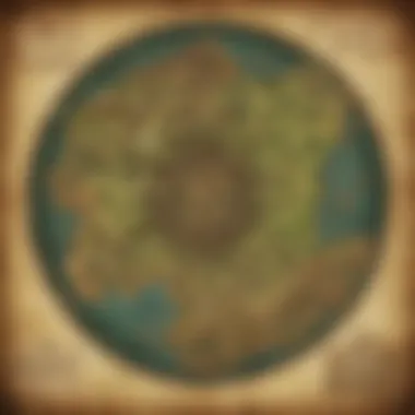The Expansive Map of the Zelda Universe An intricate map of the Zelda universe showcasing various regions and landmarks.