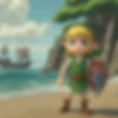 Iconic moments captured in Wind Waker gameplay