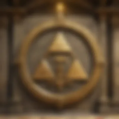 Triforce Symbol in the Temple of Time