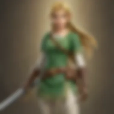 Iconic characters from the Zelda series gathered together