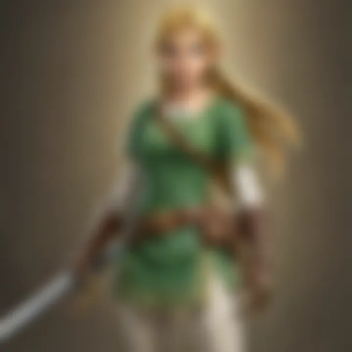 Iconic characters from the Zelda series gathered together