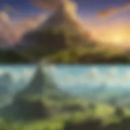 Heroic journey through the landscapes of Zelda