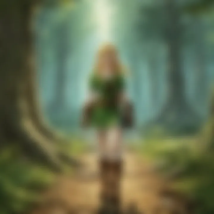 A screenshot showcasing the unique features of Zelda on Android