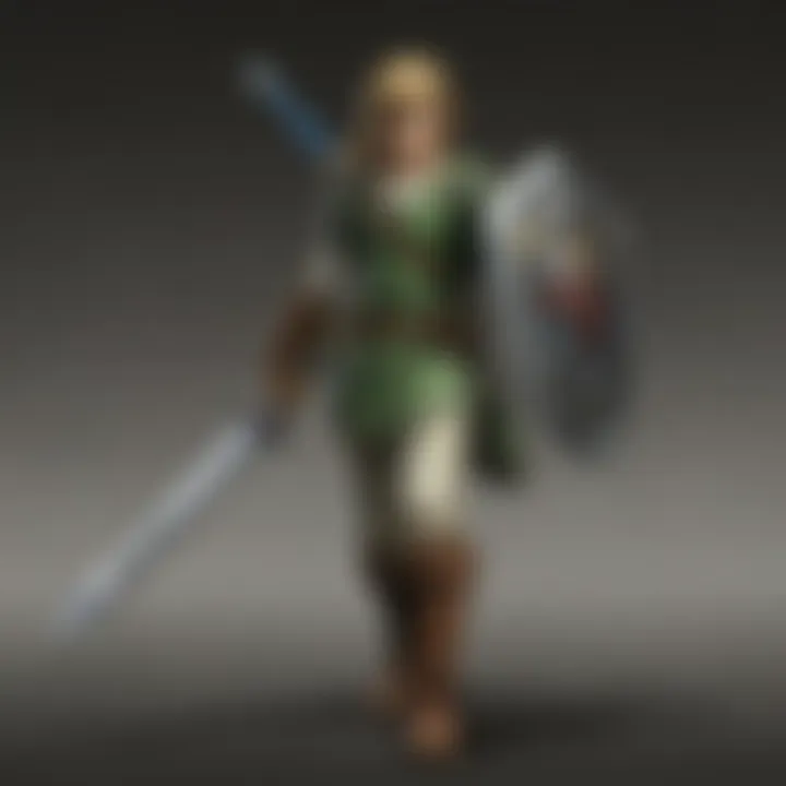 Epic scene from Twilight Princess showcasing Link in battle