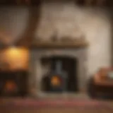 Fireplace doctor inspecting chimney