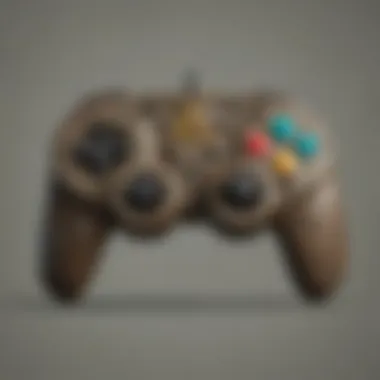 Future Developments in Gaming Controllers Concept art representing future innovations in gaming controllers