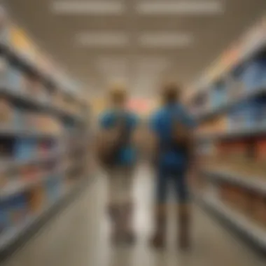 Gaming Enthusiasts Exploring Walmart Aisles