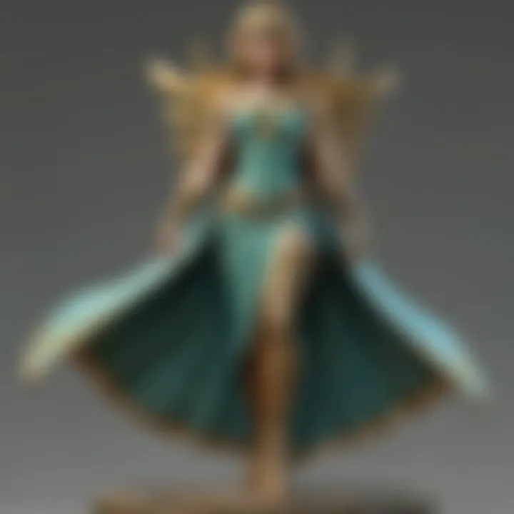 Illustration of a mystical Goddess Statue in the game