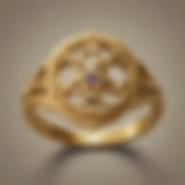 Golden Knot Friendship Ring